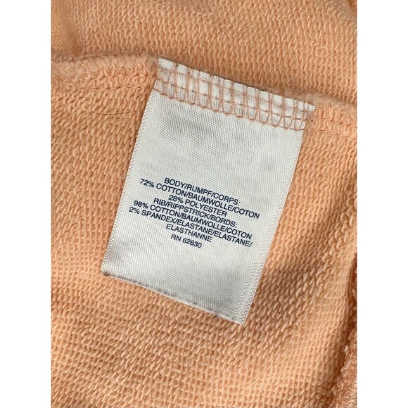 Lands End Serious Sweats Pastel Color Block Hoodie Sweatshirt Size L EUC!!! - Picture 5 of 5